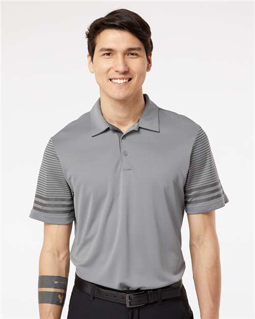 Striped Sleeve Polo