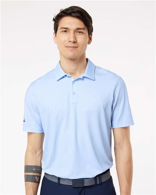 Diamond Dot Print Polo