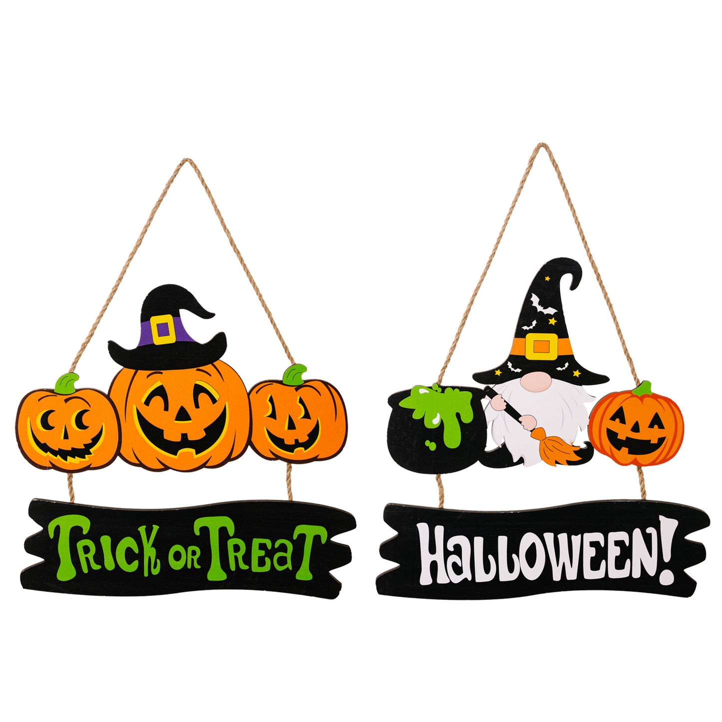 HALLOWEEN TRICK OR TREAT Hanging Widget Decoration