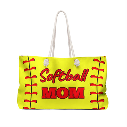 Softball Mom Weekender Bag Softball Tote Bag