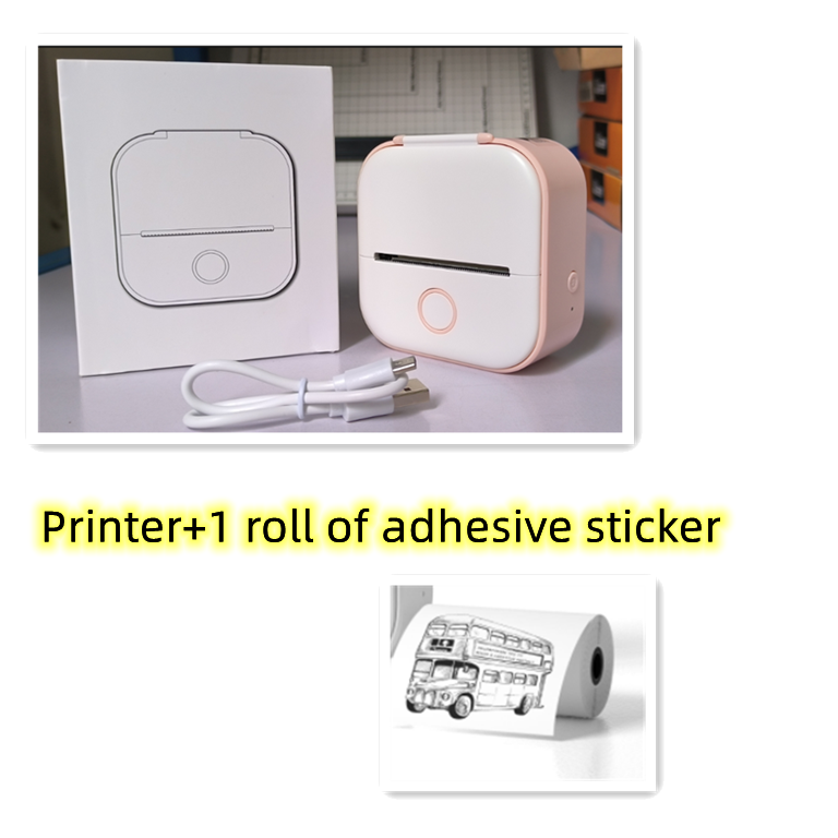 Portable Bluetooth Mini Thermal Label Printer Home Photo Printer Student Printer Bluetooth Mini Label Printer Price Tag