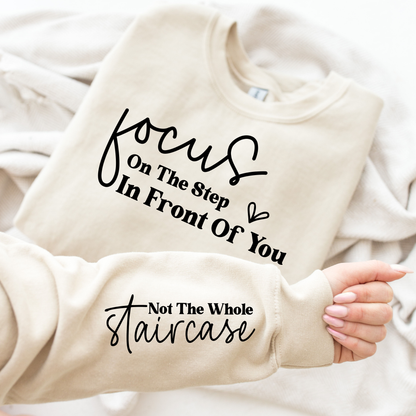 Focus Graphic Sweatshirt Comfy Sweatshirt