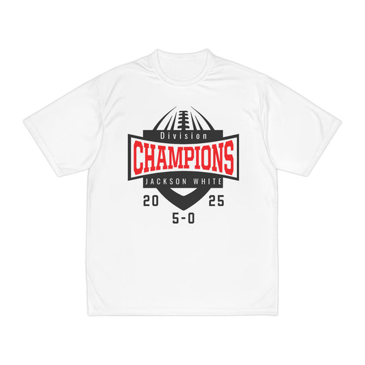 2025 Jackson White Peewee Football Division Champions Tee