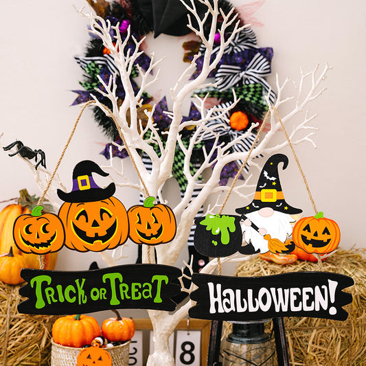 HALLOWEEN TRICK OR TREAT Hanging Widget Decoration