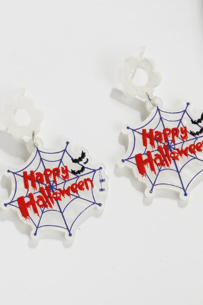 Halloween Theme Earrings Skeleton Ghost Pumpkin Earrings