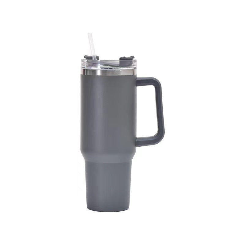 Stainless Steel Tumbler Insulated Cup 40oz Straw Lid Coffee Mug