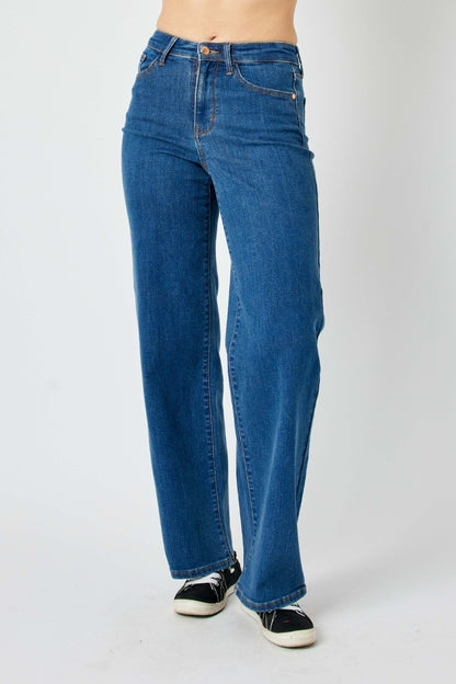 Judy Blue Full Size High Rise Straight Jeans - 82553