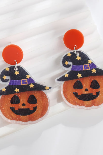 Halloween Theme Earrings Skeleton Ghost Pumpkin Earrings