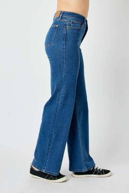 Judy Blue Full Size High Rise Straight Jeans - 82553