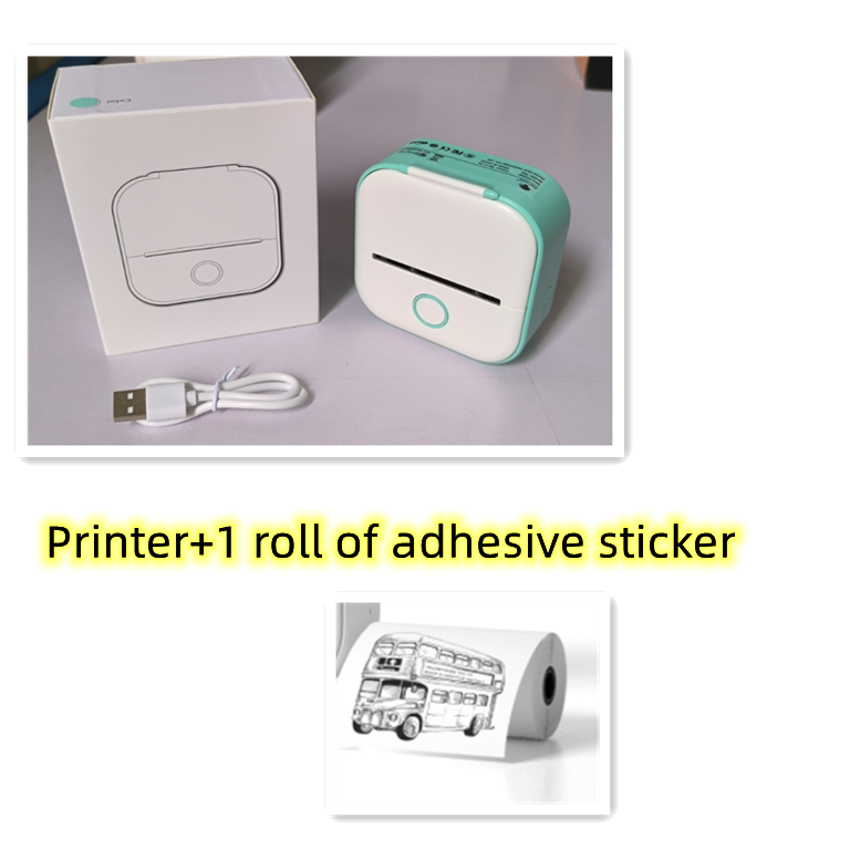 Portable Bluetooth Mini Thermal Label Printer Home Photo Printer Student Printer Bluetooth Mini Label Printer Price Tag