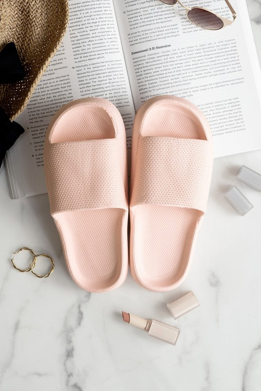 EVA Foam Thick Sole Slippers Slide On