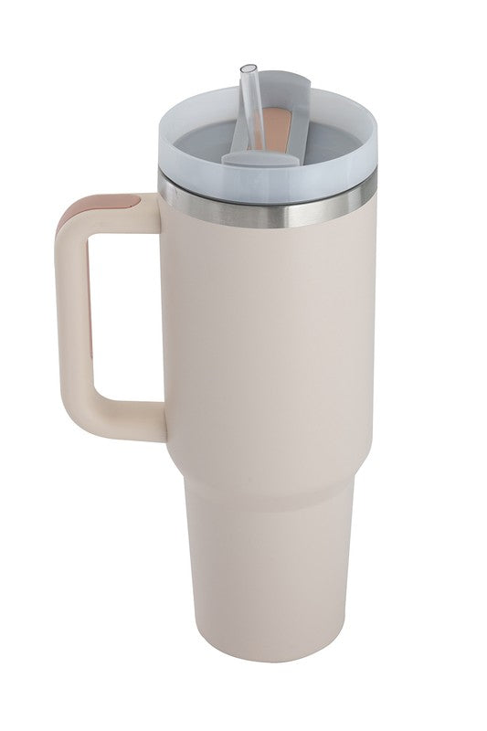 40oz Vacuum-Sealed Insulated Grip Tumbler