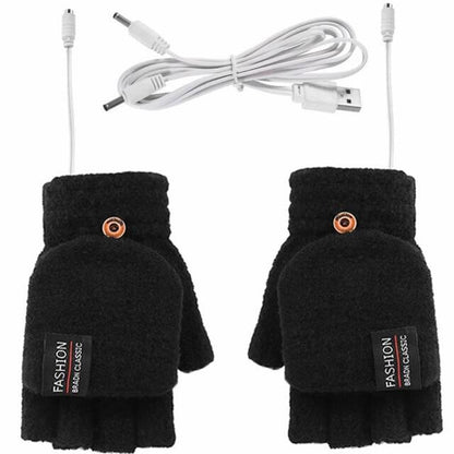 Electric Heated Gloves Hand Warmers Mittens Heater